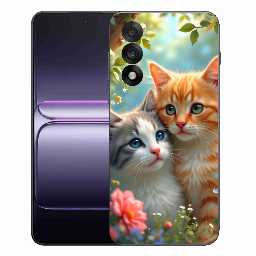 Gelový kryt mmCase na One Plus Nord 5 - kočičí láska 2