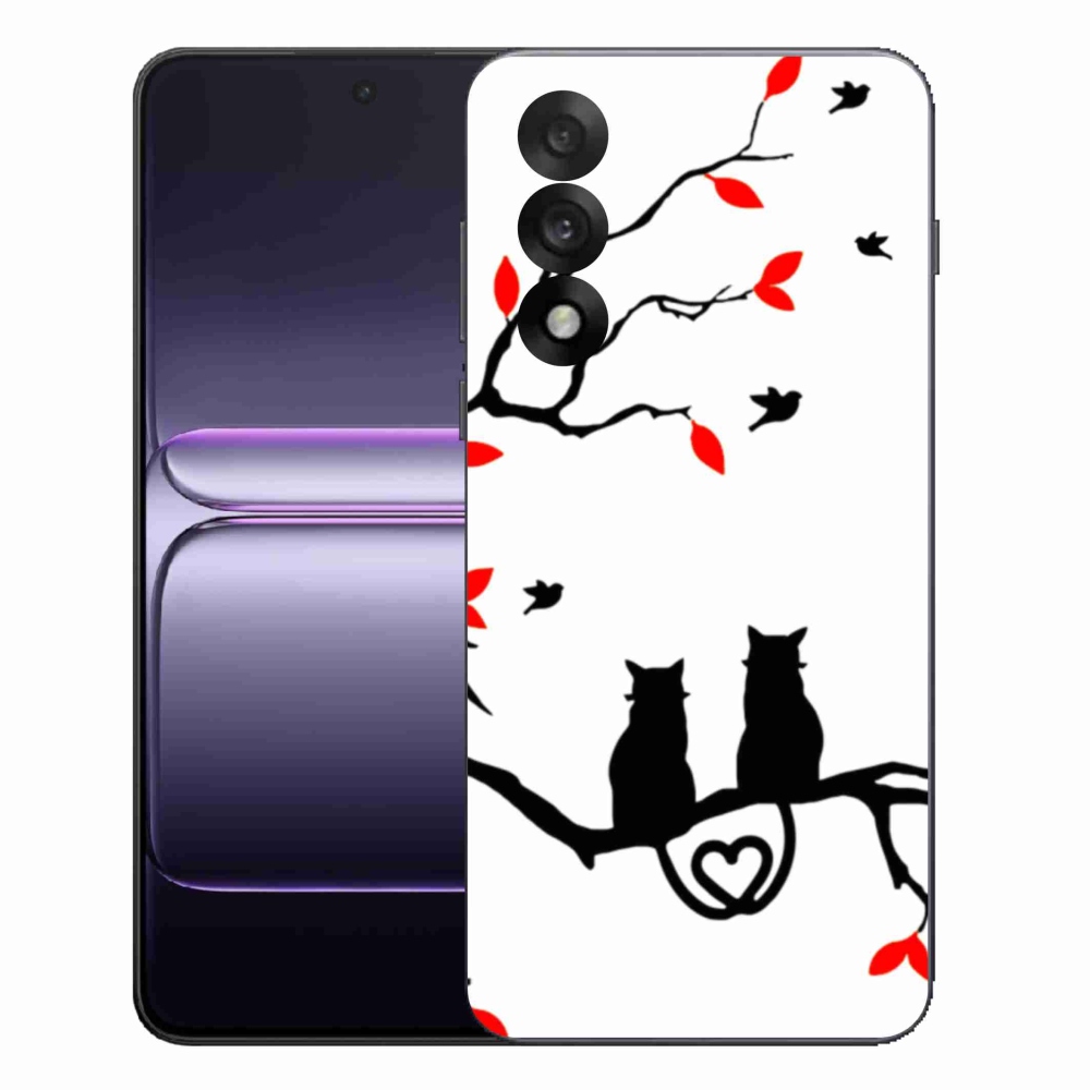 Gelový kryt mmCase na One Plus Nord 5 - kočičí láska