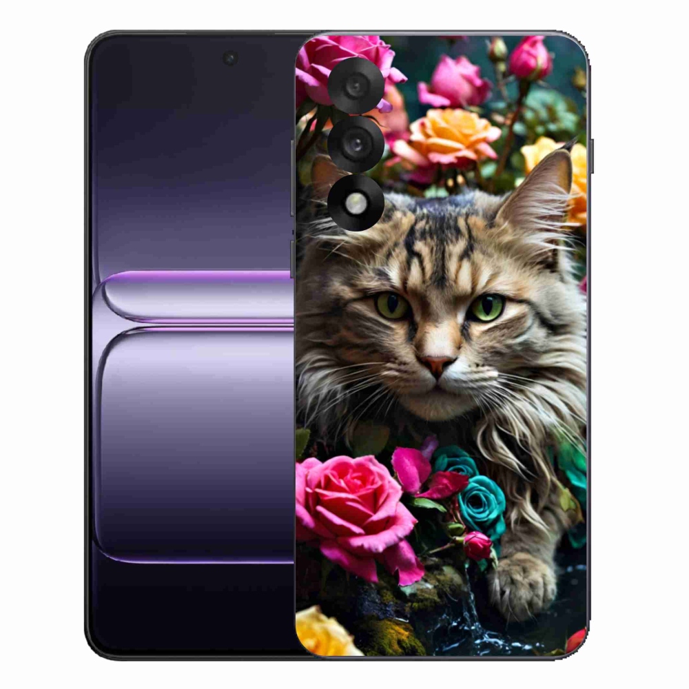 Gelový kryt mmCase na One Plus Nord 5 - kočíčí pohled 2