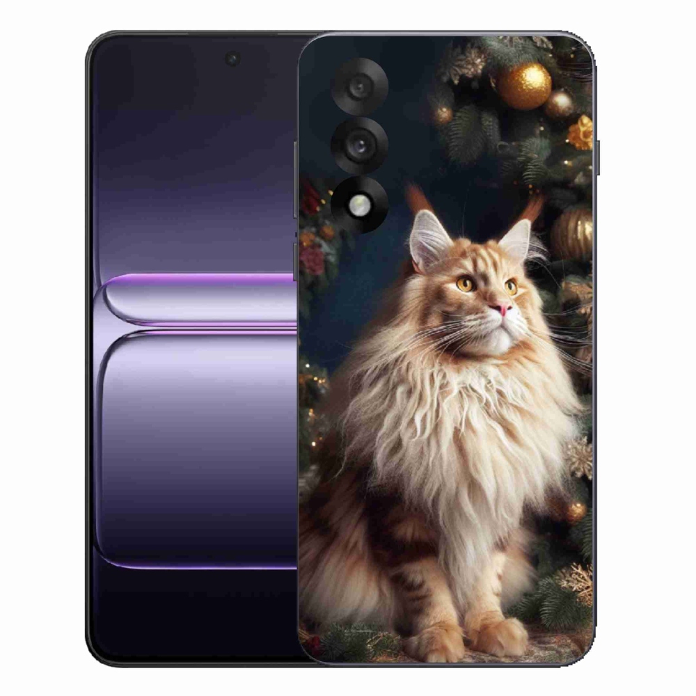 Gelový kryt mmCase na One Plus Nord 5 - kočka u stromku