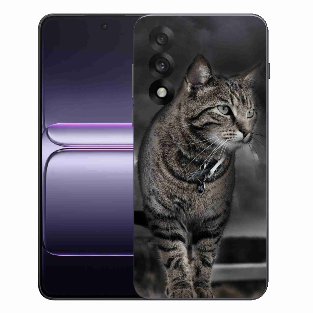 Gelový kryt mmCase na One Plus Nord 5 - kočka