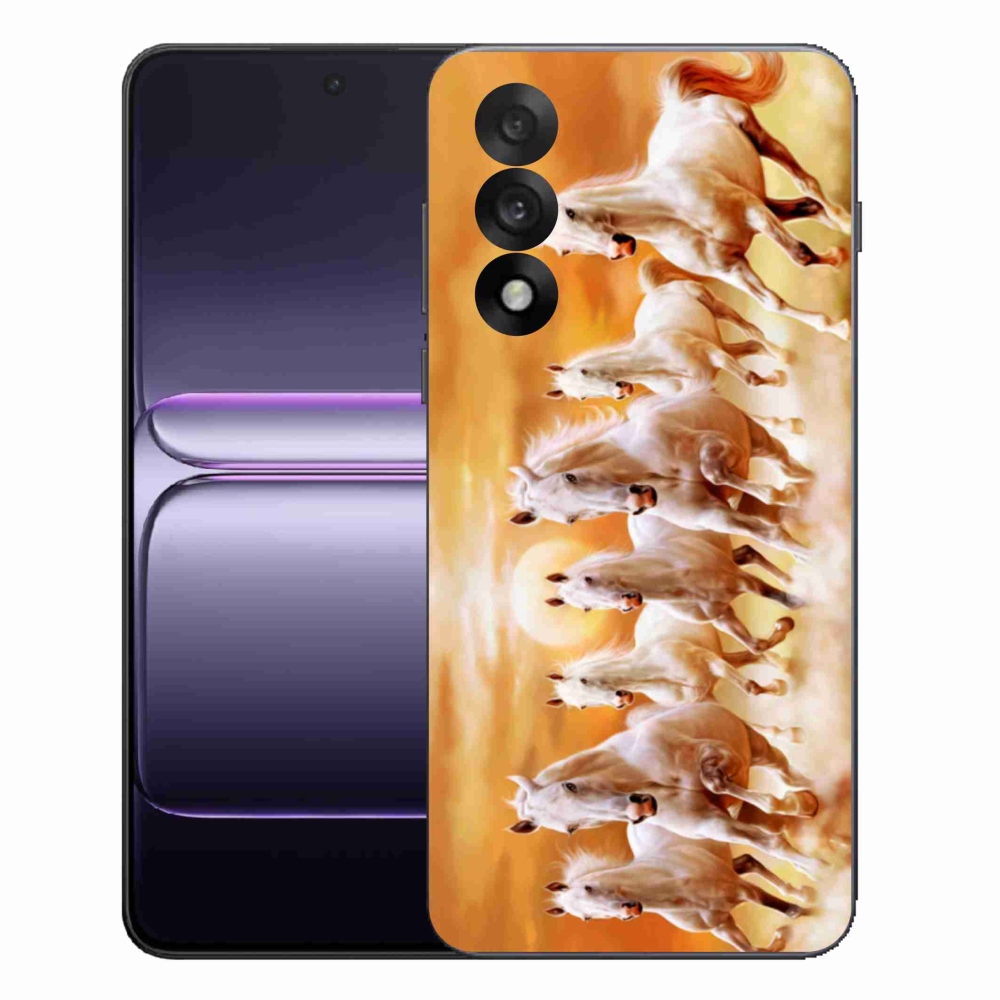Gelový kryt mmCase na One Plus Nord 5 - koně 2