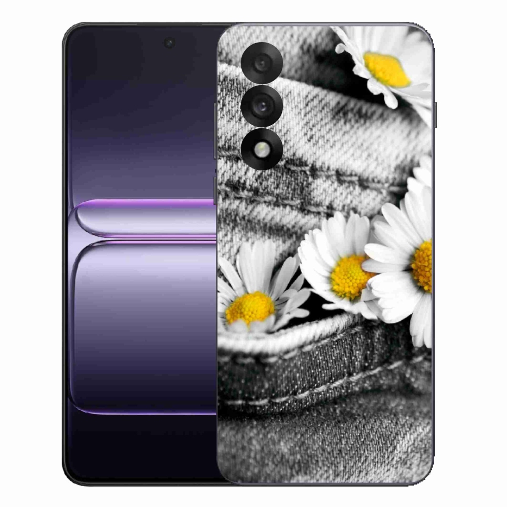 Gelový kryt mmCase na One Plus Nord 5 - kopretiny