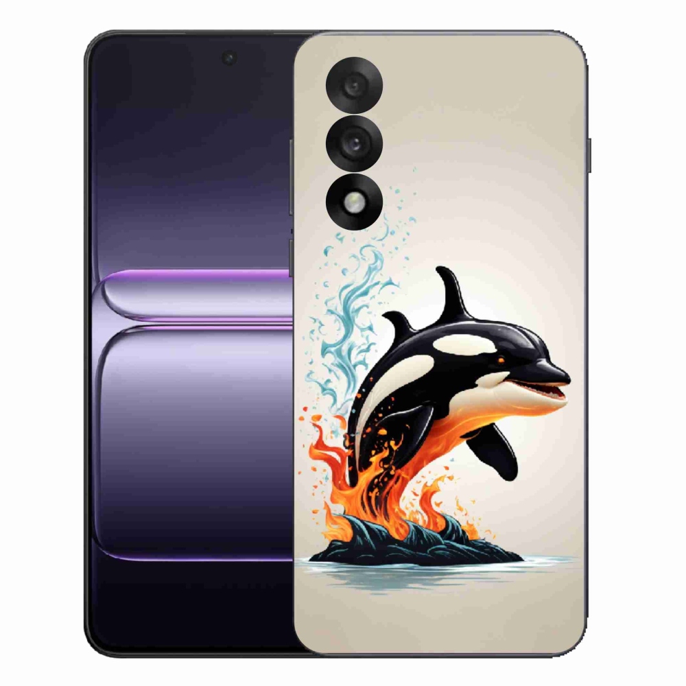 Gelový kryt mmCase na One Plus Nord 5 - kosatka