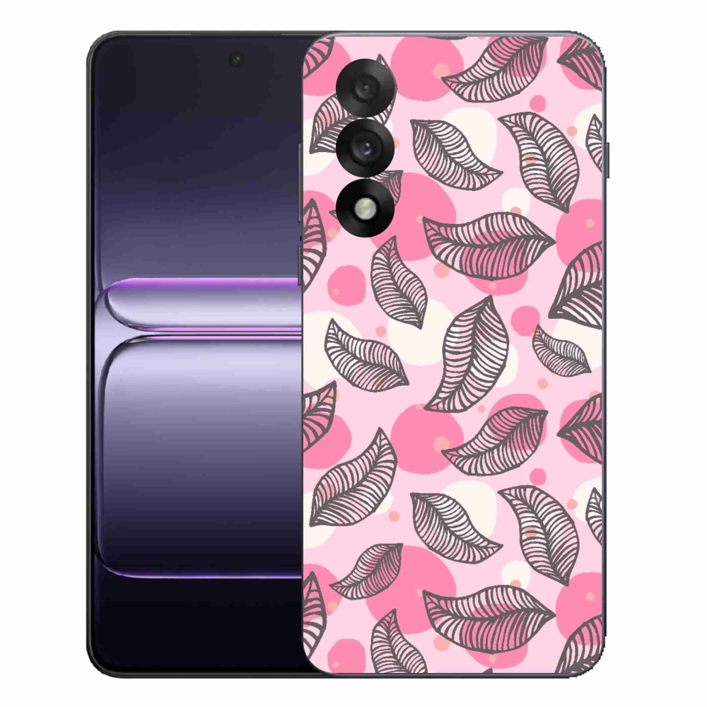 Gelový kryt mmCase na One Plus Nord 5 - kreslené padající listy