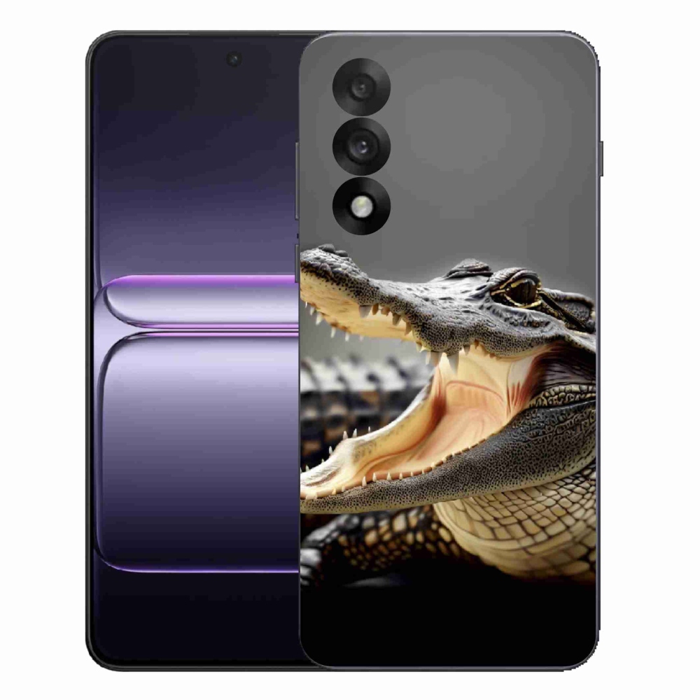 Gelový kryt mmCase na One Plus Nord 5 - krokodýl