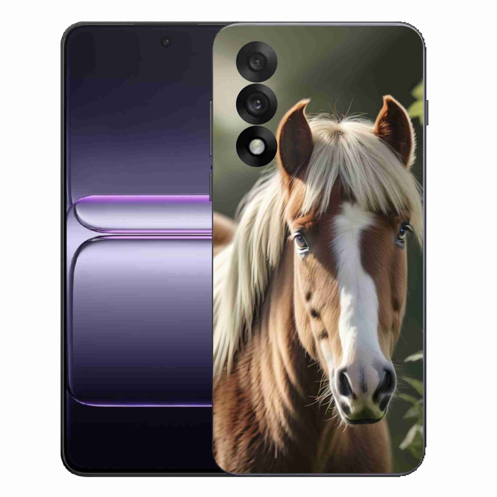 Gelový kryt mmCase na One Plus Nord 5 - kůň se světlou hřívou