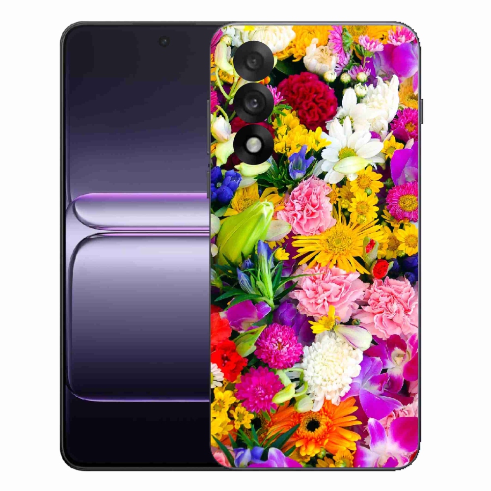 Gelový kryt mmCase na One Plus Nord 5 - květiny 12