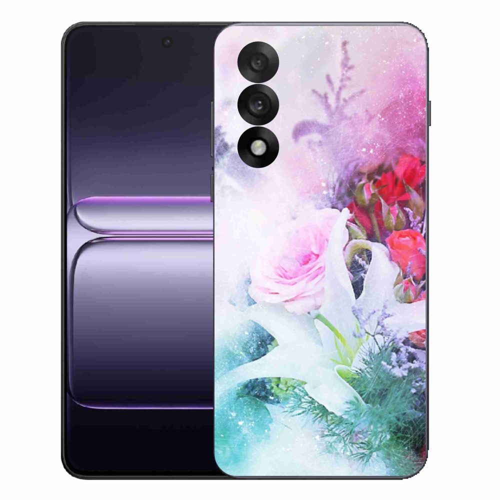 Gelový kryt mmCase na One Plus Nord 5 - květiny 4