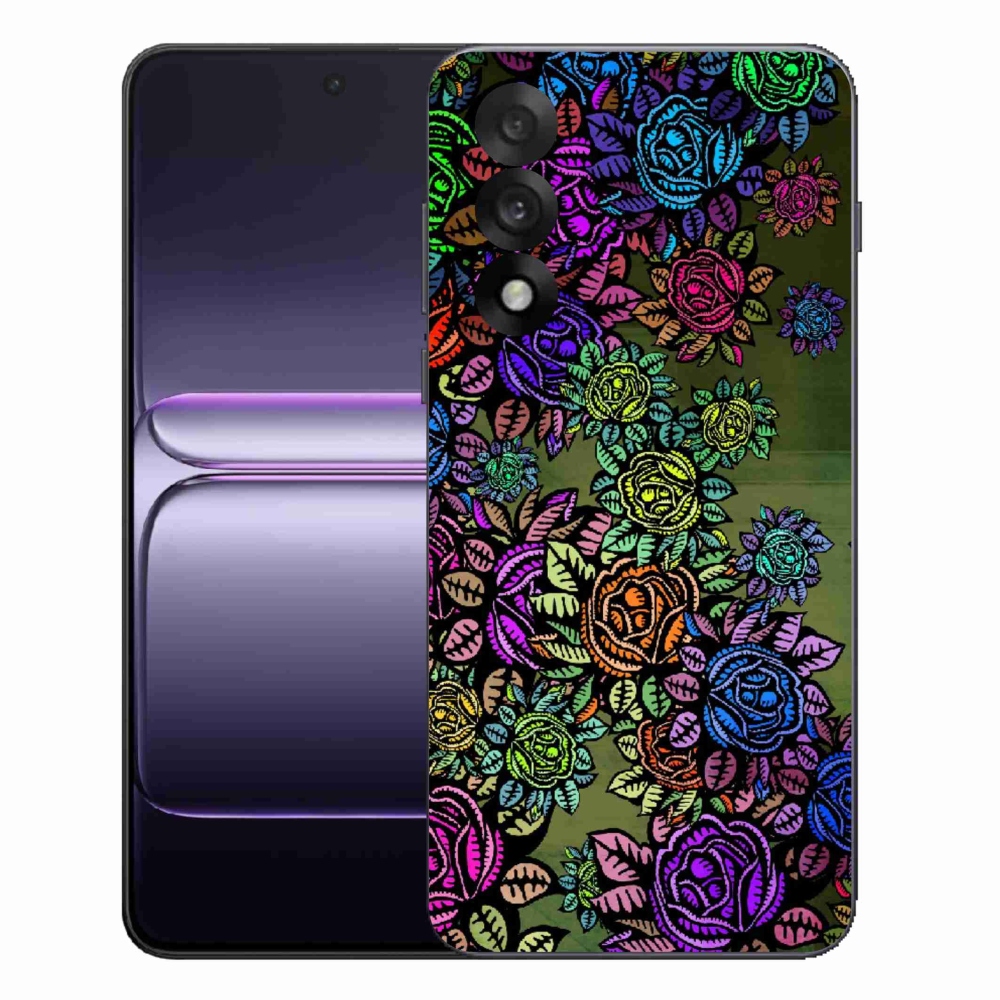 Gelový kryt mmCase na One Plus Nord 5 - květiny 6