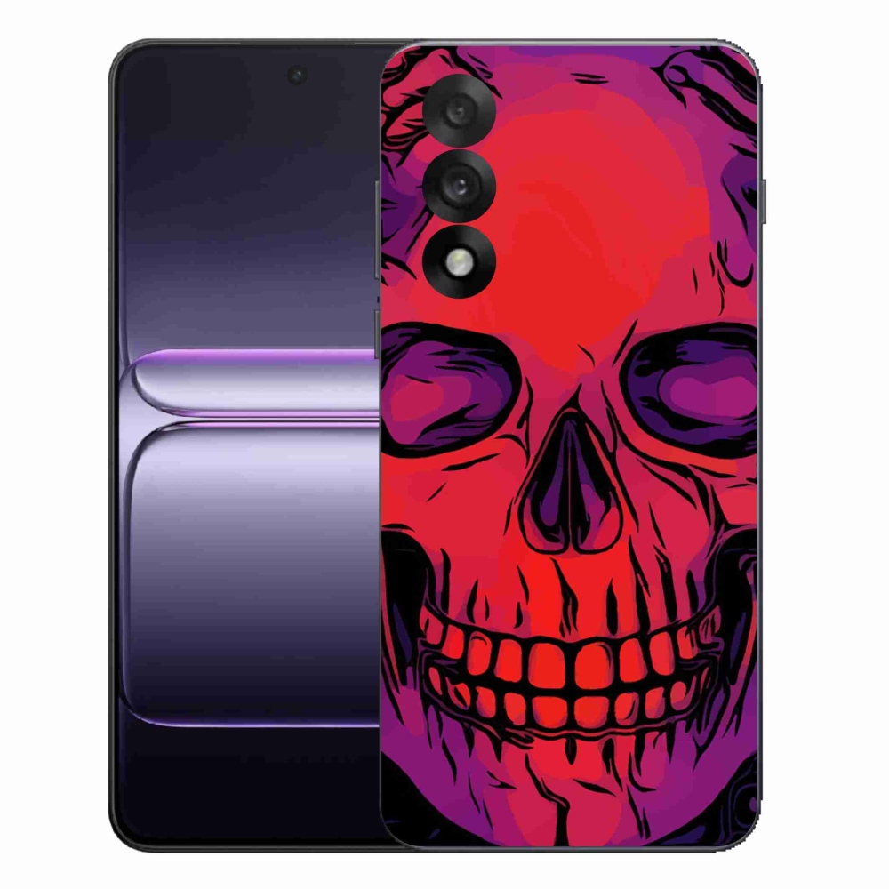 Gelový kryt mmCase na One Plus Nord 5 - lebka