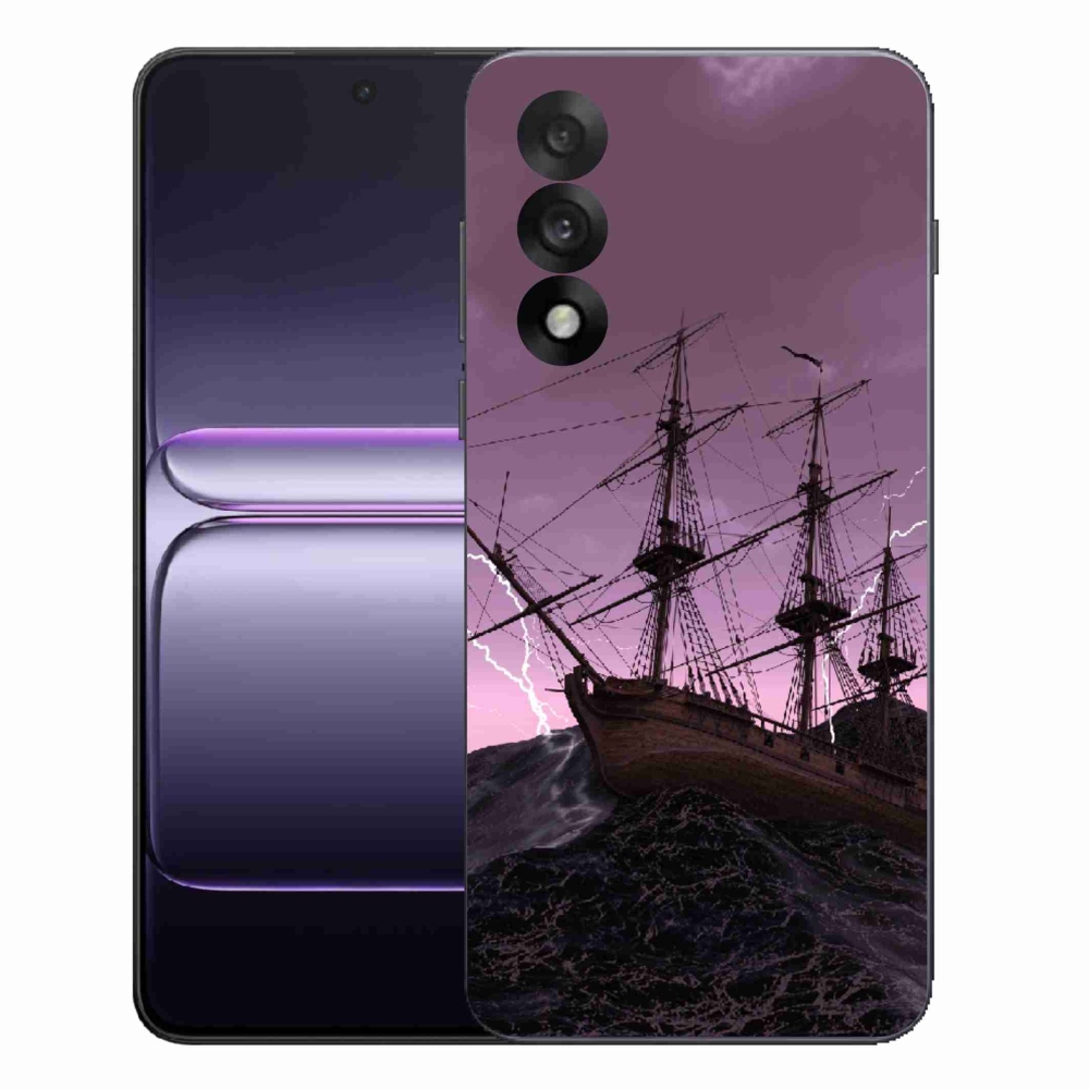 Gelový kryt mmCase na One Plus Nord 5 - loď v bouři
