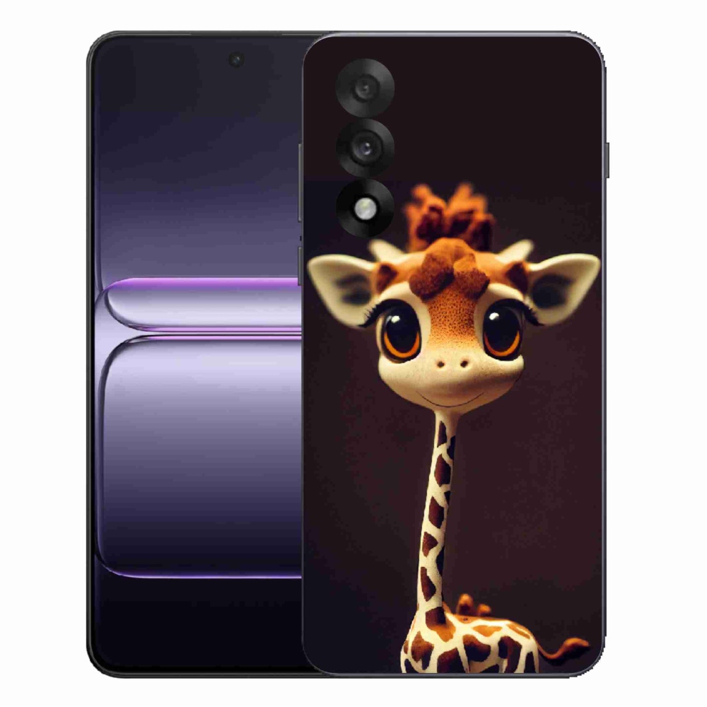 Gelový kryt mmCase na One Plus Nord 5 - malá žirafa