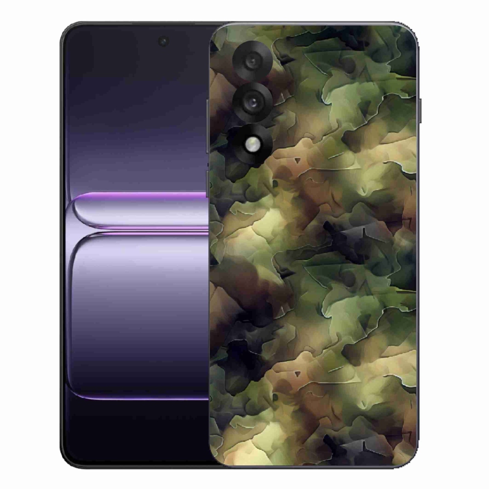 Gelový kryt mmCase na One Plus Nord 5 - maskáčový vzor 10