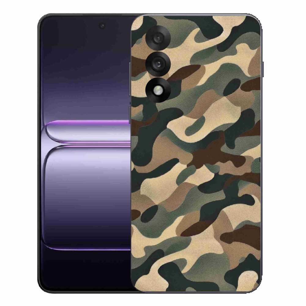 Gelový kryt mmCase na One Plus Nord 5 - maskáčový vzor 11