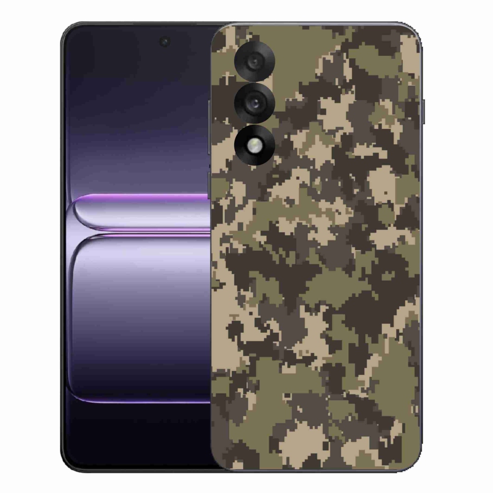 Gelový kryt mmCase na One Plus Nord 5 - maskáčový vzor 12