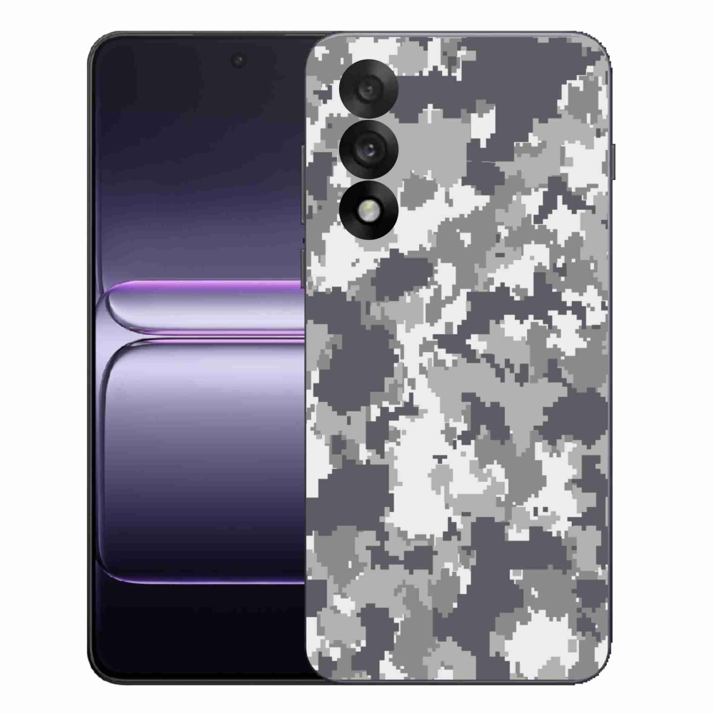 Gelový kryt mmCase na One Plus Nord 5 - maskáčový vzor 2