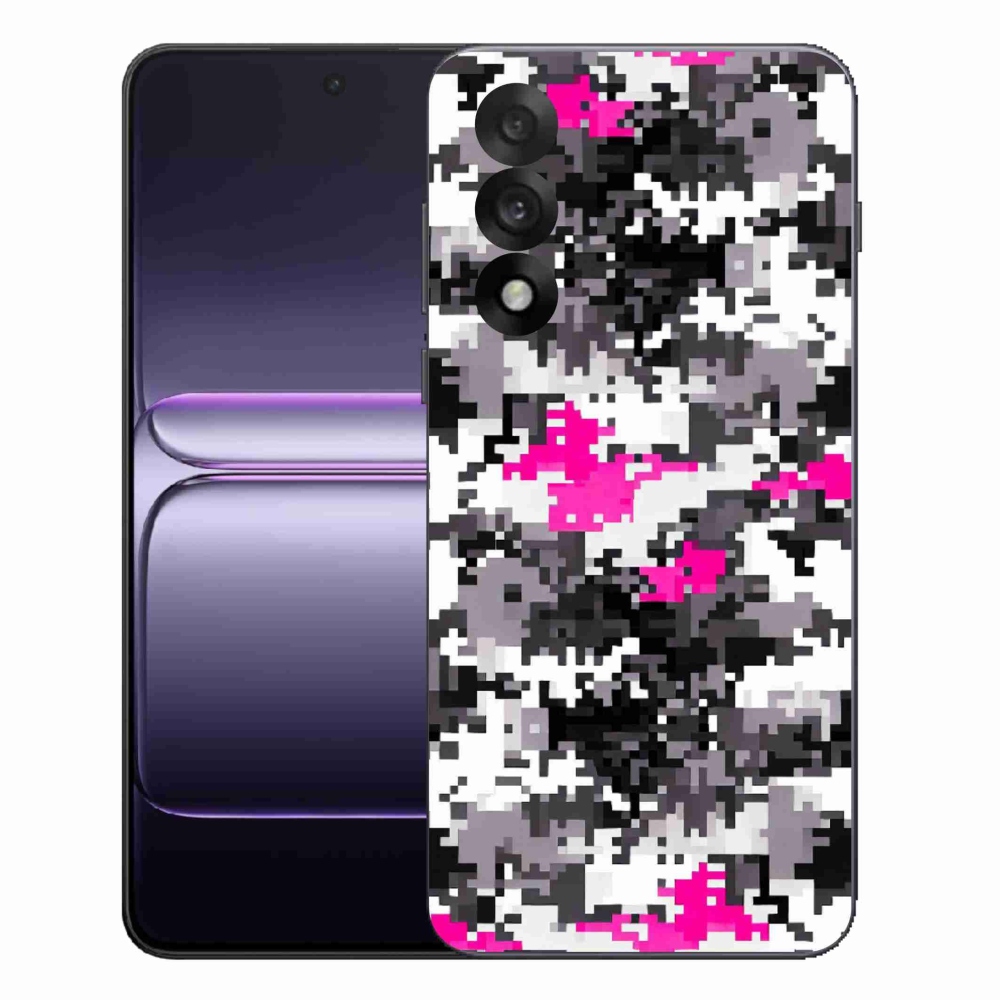 Gelový kryt mmCase na One Plus Nord 5 - maskáčový vzor 4