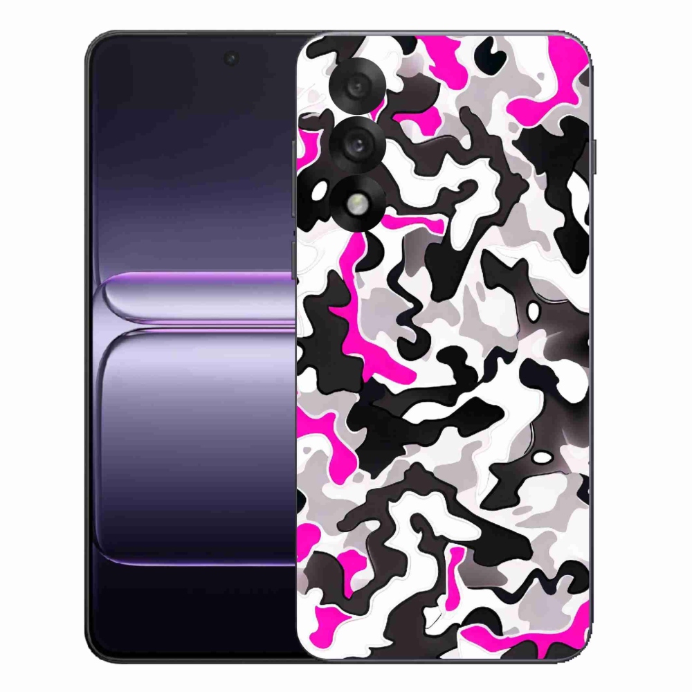 Gelový kryt mmCase na One Plus Nord 5 - maskáčový vzor 5