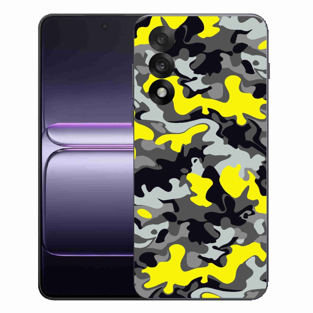 Gelový kryt mmCase na One Plus Nord 5 - maskáčový vzor 6