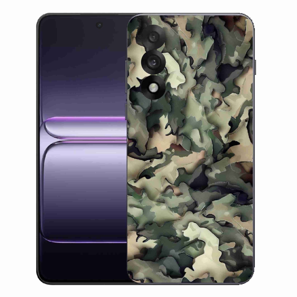 Gelový kryt mmCase na One Plus Nord 5 - maskáčový vzor 9