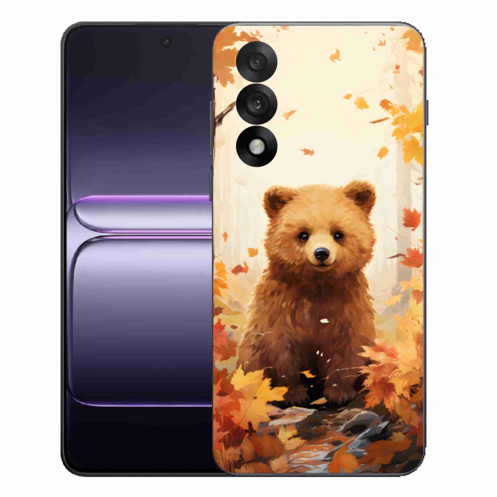 Gelový kryt mmCase na One Plus Nord 5 - medvěd v lese