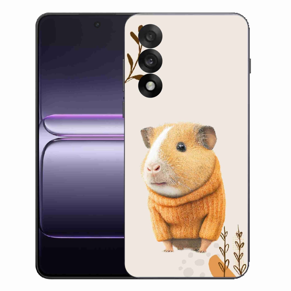 Gelový kryt mmCase na One Plus Nord 5 - morče ve svetru
