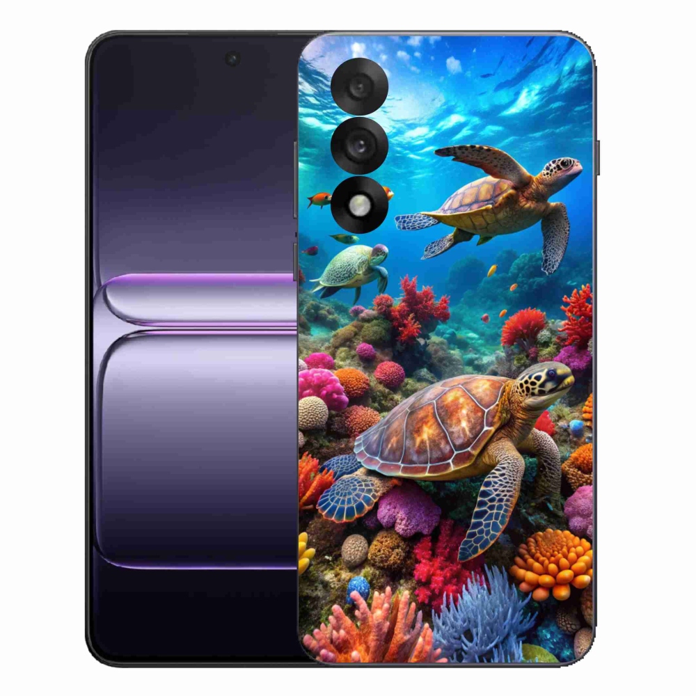Gelový kryt mmCase na One Plus Nord 5 - mořský svět 2