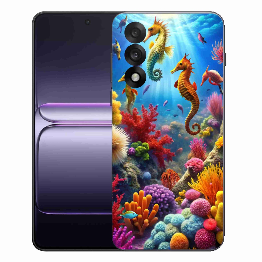 Gelový kryt mmCase na One Plus Nord 5 - mořský svět 3