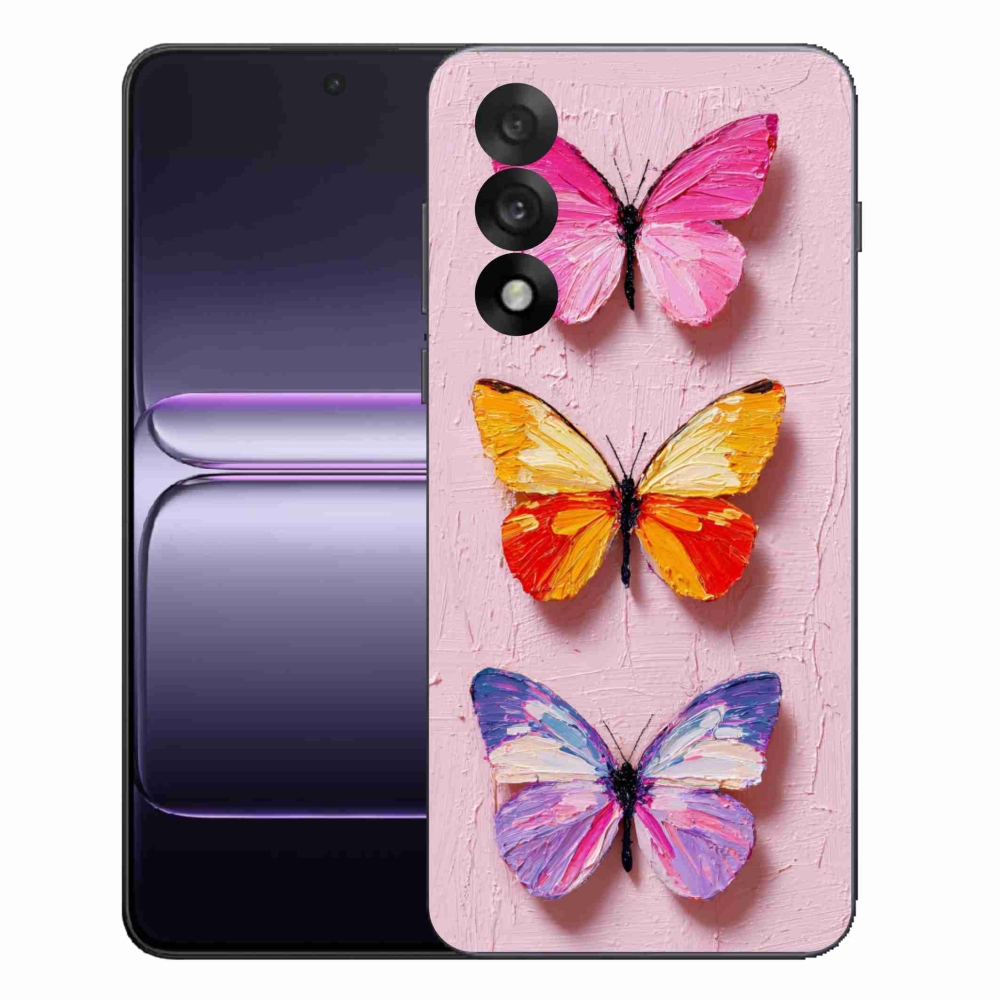 Gelový kryt mmCase na One Plus Nord 5 - motýlí trojice