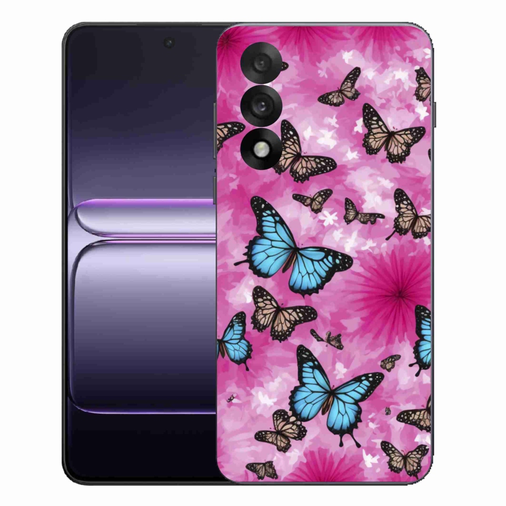Gelový kryt mmCase na One Plus Nord 5 - motýlí zahrada