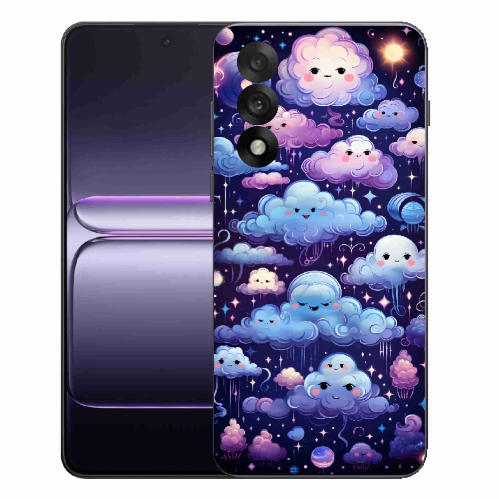 Gelový kryt mmCase na One Plus Nord 5 - mráčky