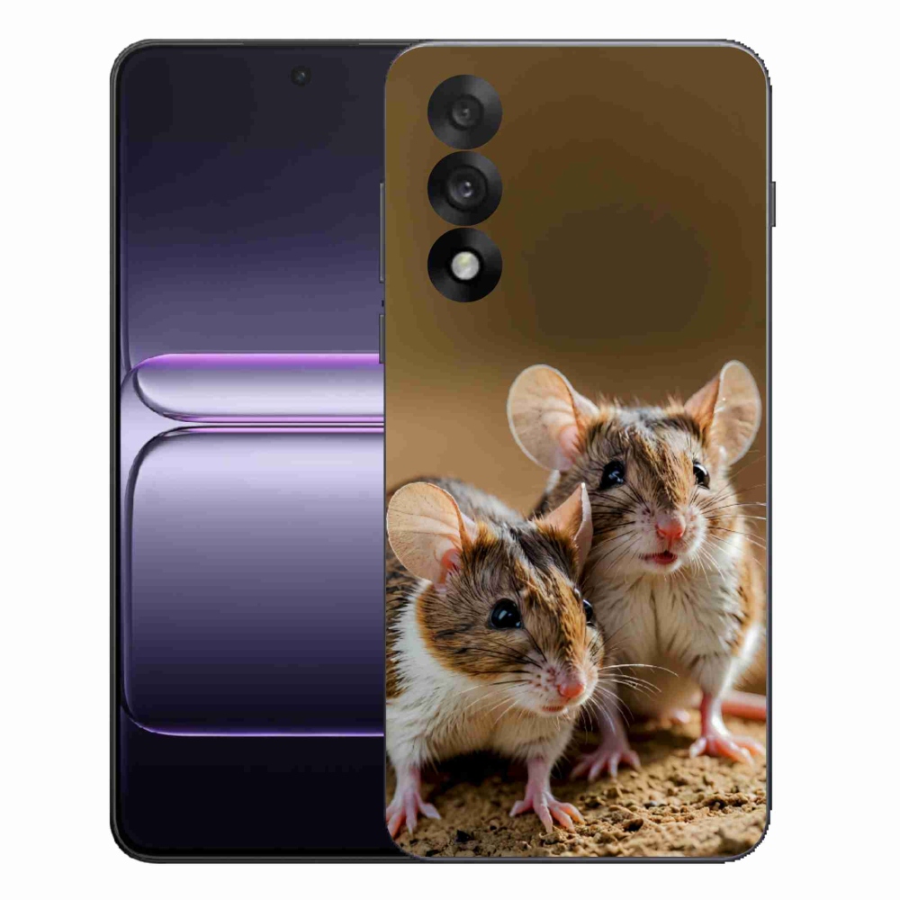 Gelový kryt mmCase na One Plus Nord 5 - myší duo