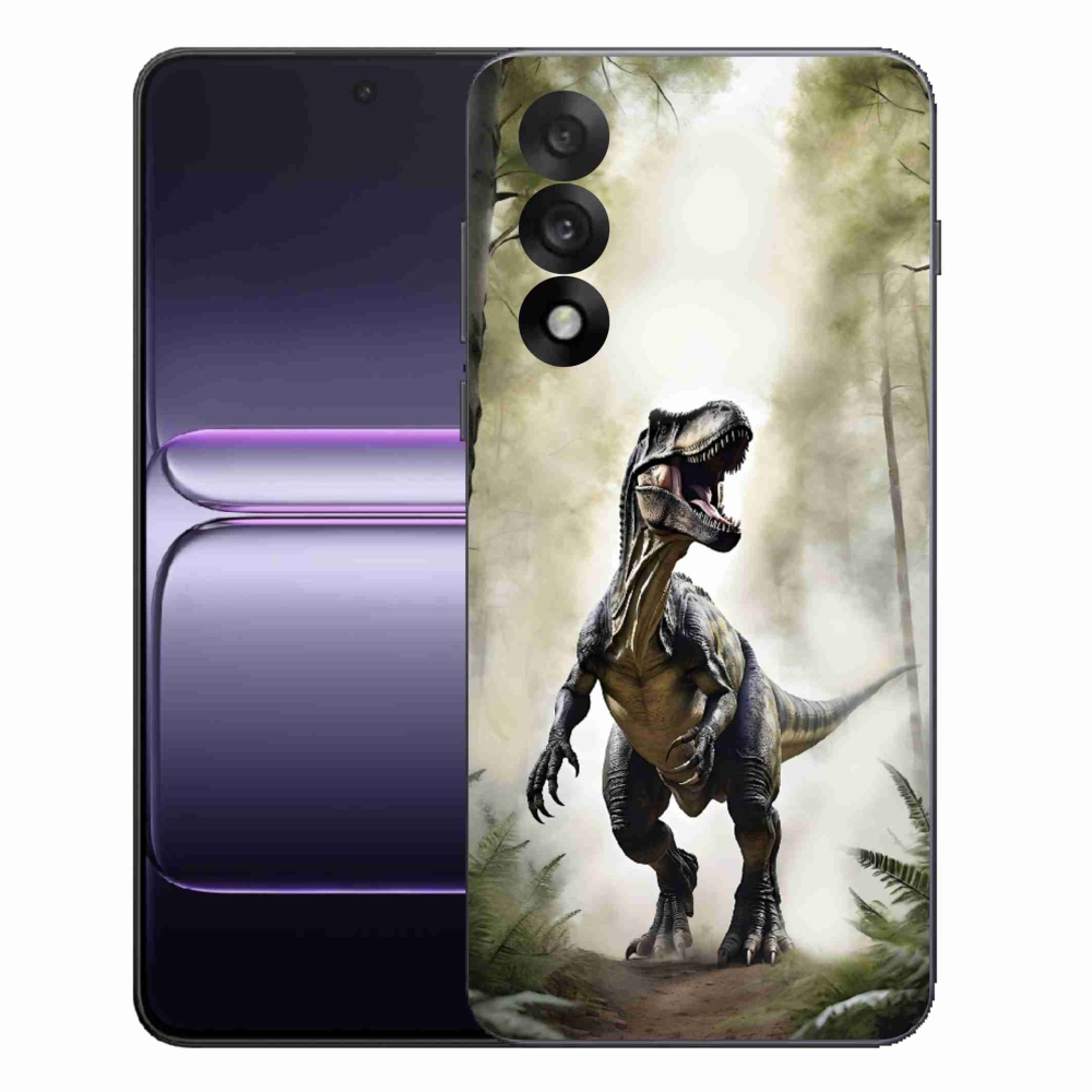 Gelový kryt mmCase na One Plus Nord 5 - naštvaný T-Rex