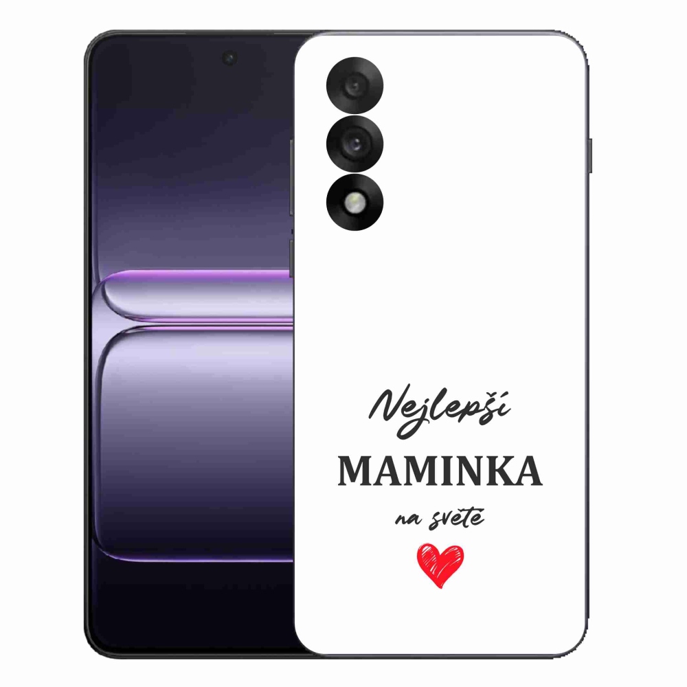 Gelový kryt mmCase na One Plus Nord 5 - nejlepší maminka 1 bílé pozadí