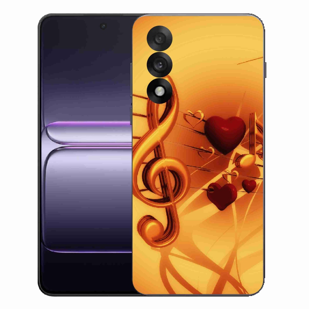Gelový kryt mmCase na One Plus Nord 5 - noty