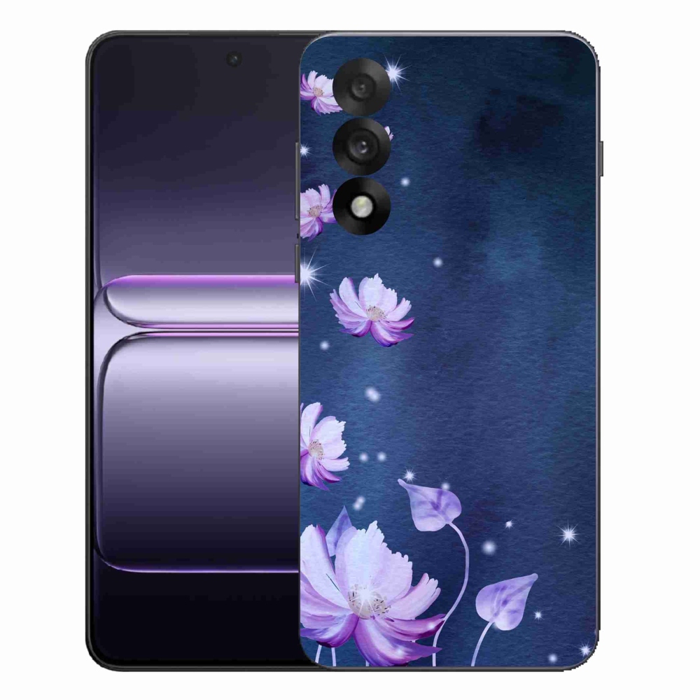 Gelový kryt mmCase na One Plus Nord 5 - padající květy