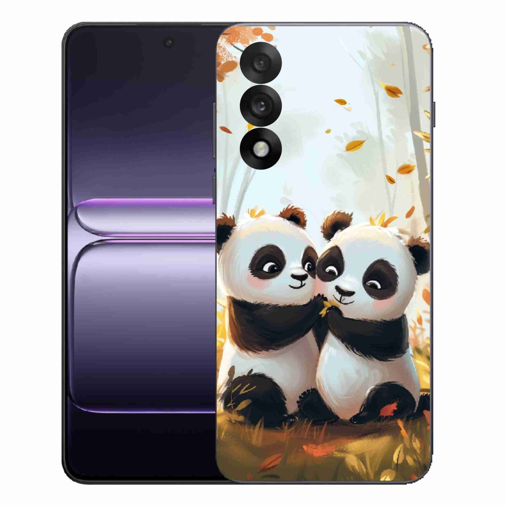 Gelový kryt mmCase na One Plus Nord 5 - pandy