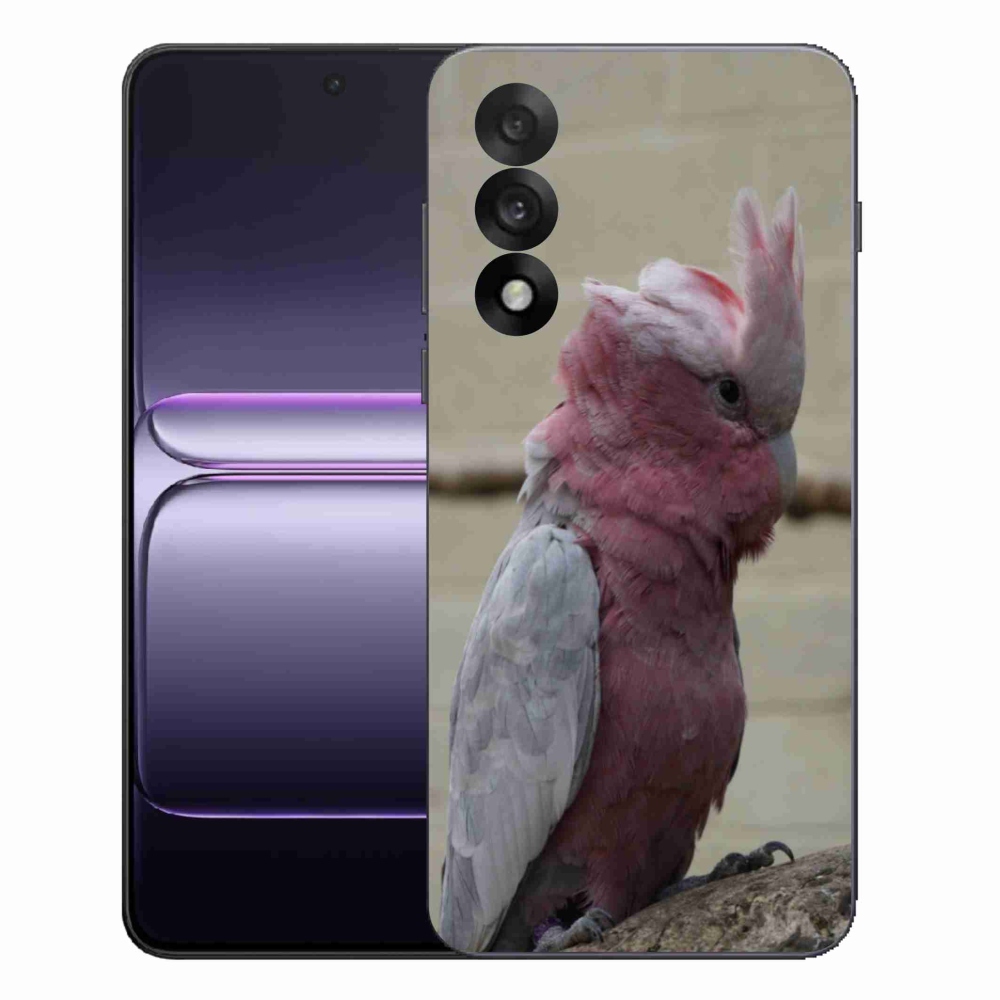 Gelový kryt mmCase na One Plus Nord 5 - papoušek kakadu růžový