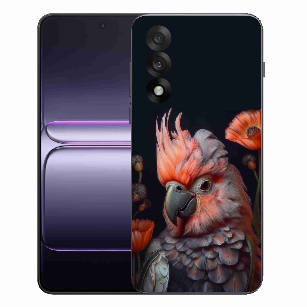 Gelový kryt mmCase na One Plus Nord 5 - papoušek kakadu v barvách