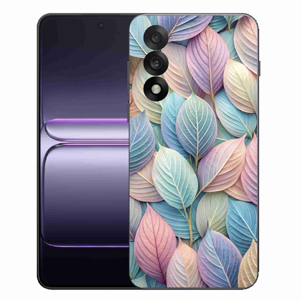Gelový kryt mmCase na One Plus Nord 5 - pastelové listy