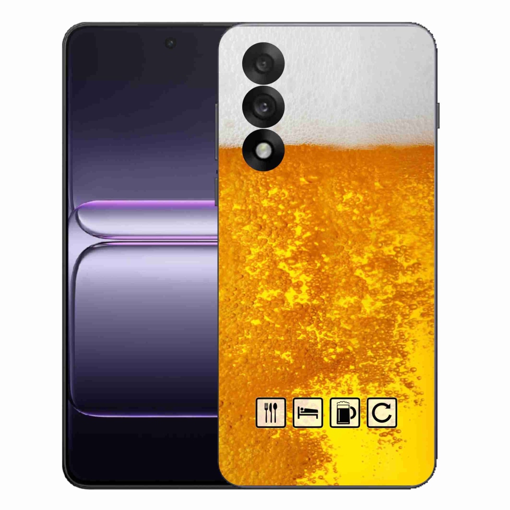 Gelový kryt mmCase na One Plus Nord 5 - pivní motiv 3