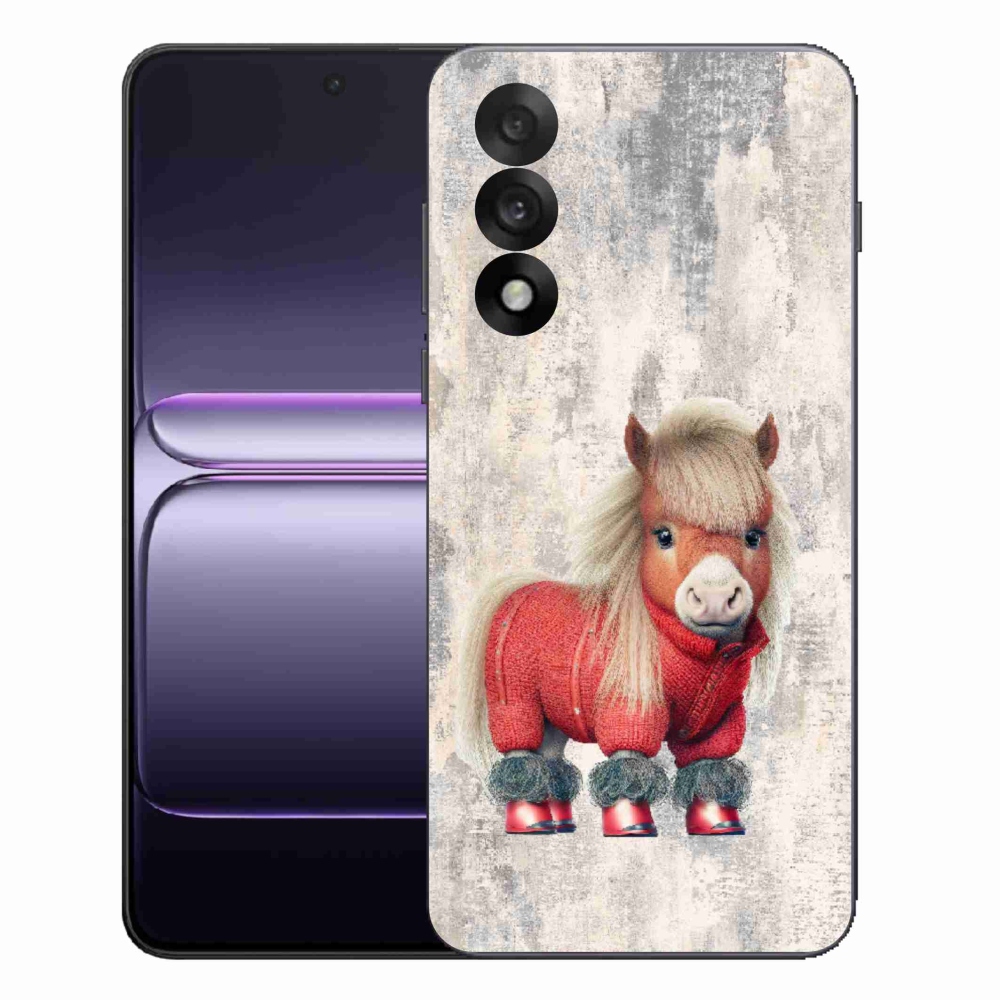Gelový kryt mmCase na One Plus Nord 5 - poník ve svetru