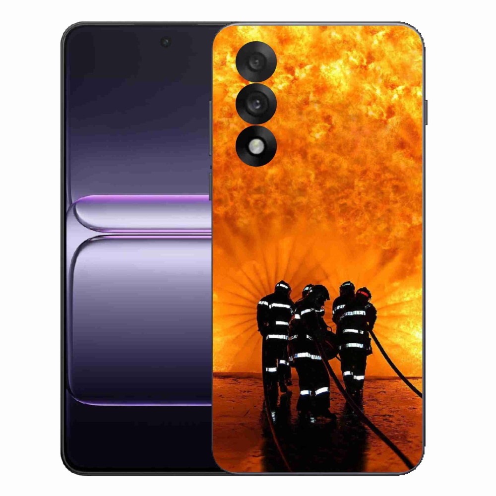 Gelový kryt mmCase na One Plus Nord 5 - požár