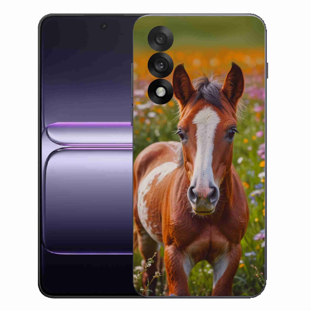Gelový kryt mmCase na One Plus Nord 5 - roztomilé hříbě