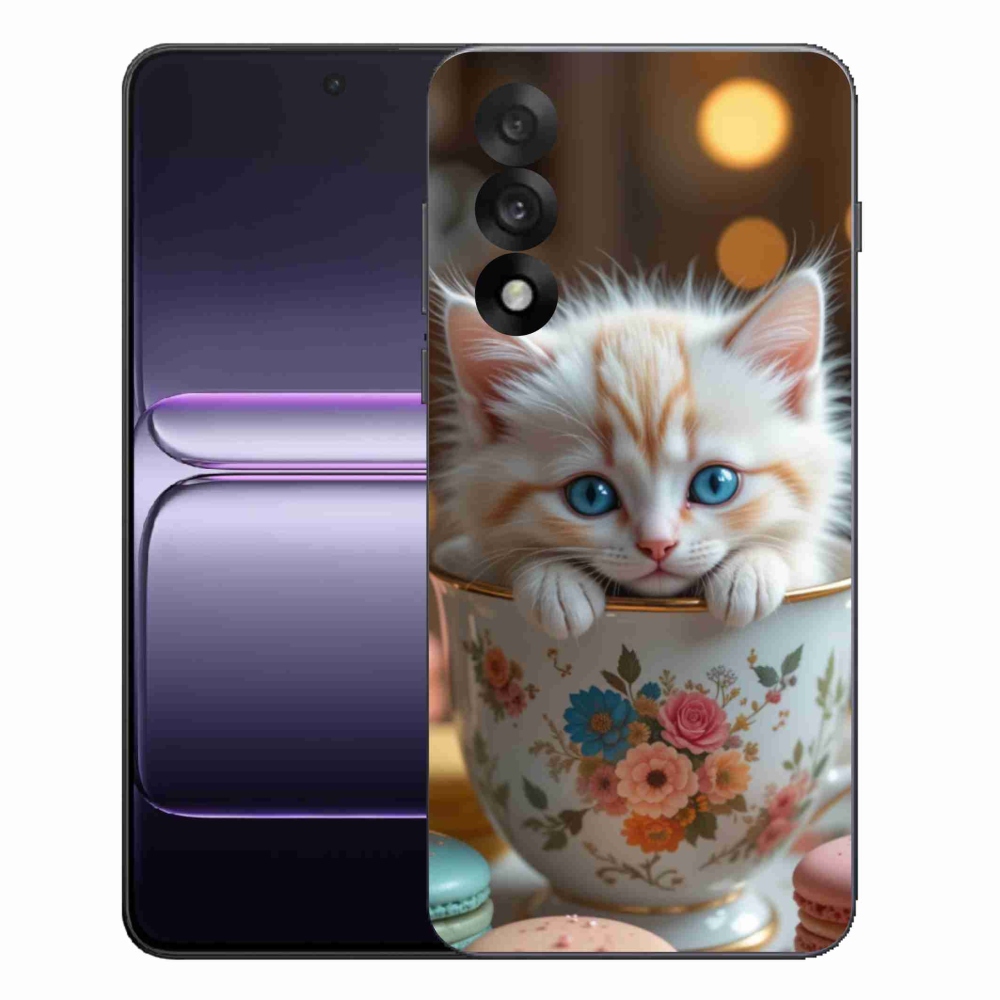 Gelový kryt mmCase na One Plus Nord 5 - roztomilé kotě 6