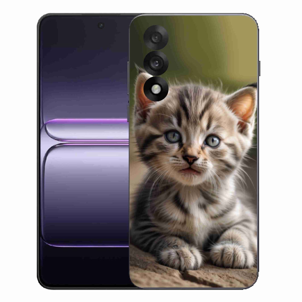 Gelový kryt mmCase na One Plus Nord 5 - roztomilé kotě 9