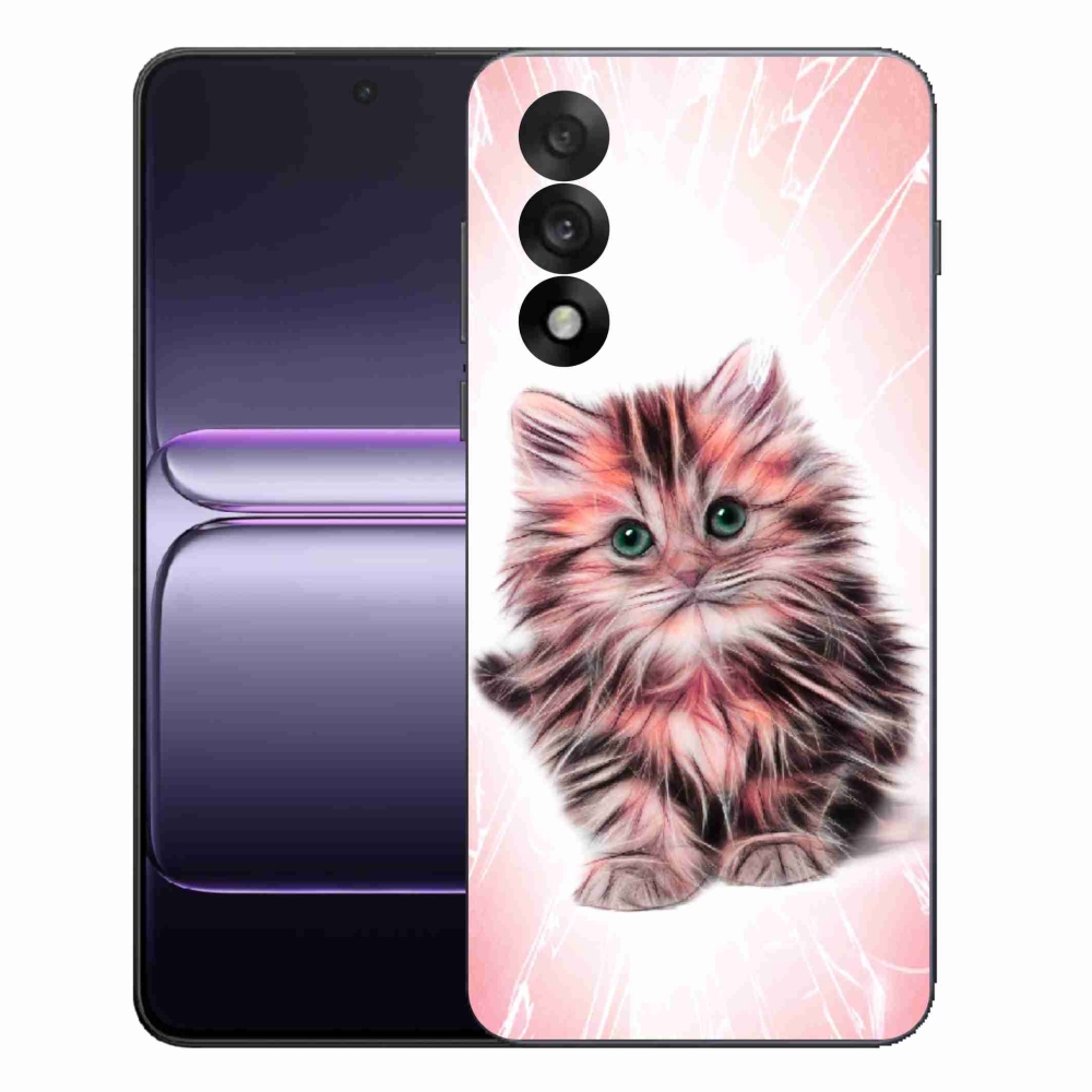 Gelový kryt mmCase na One Plus Nord 5 - roztomilé kotě