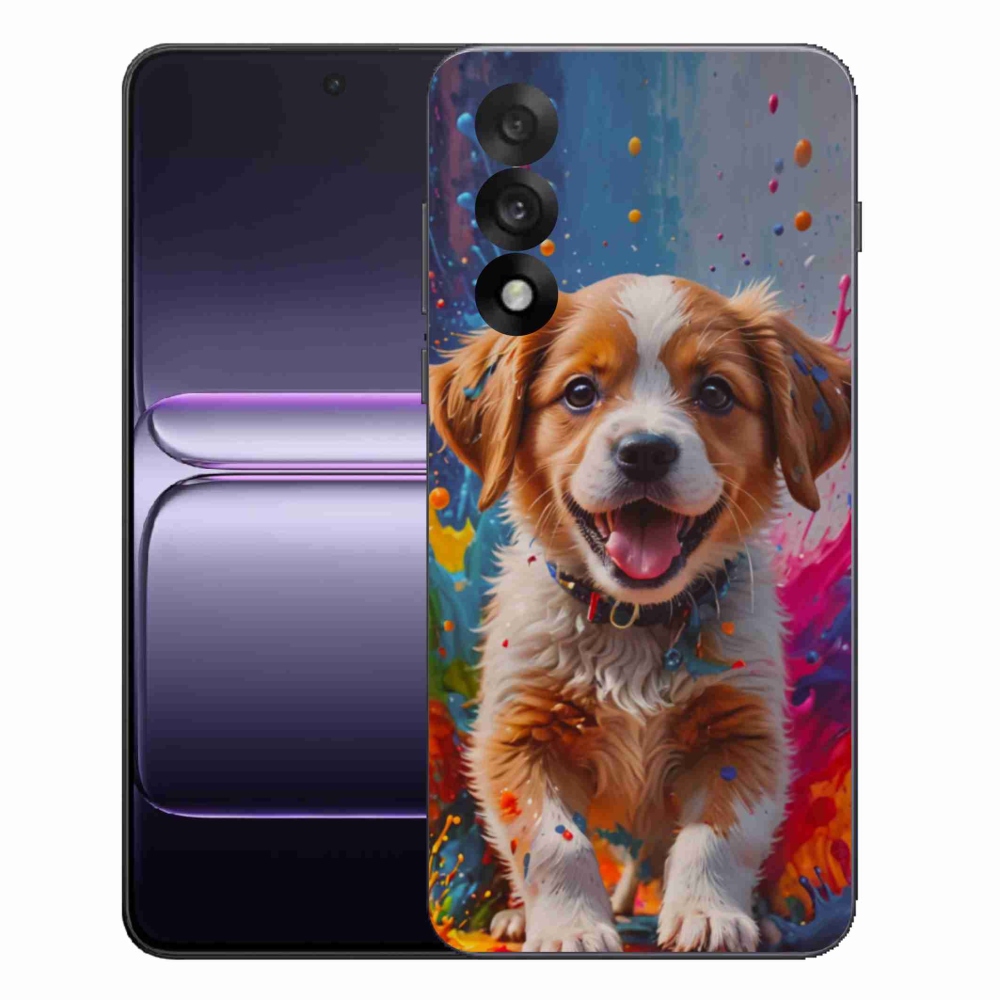 Gelový kryt mmCase na One Plus Nord 5 - roztomilé štěně 3