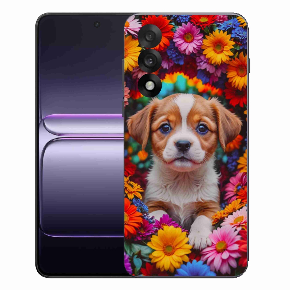 Gelový kryt mmCase na One Plus Nord 5 - roztomilé štěně